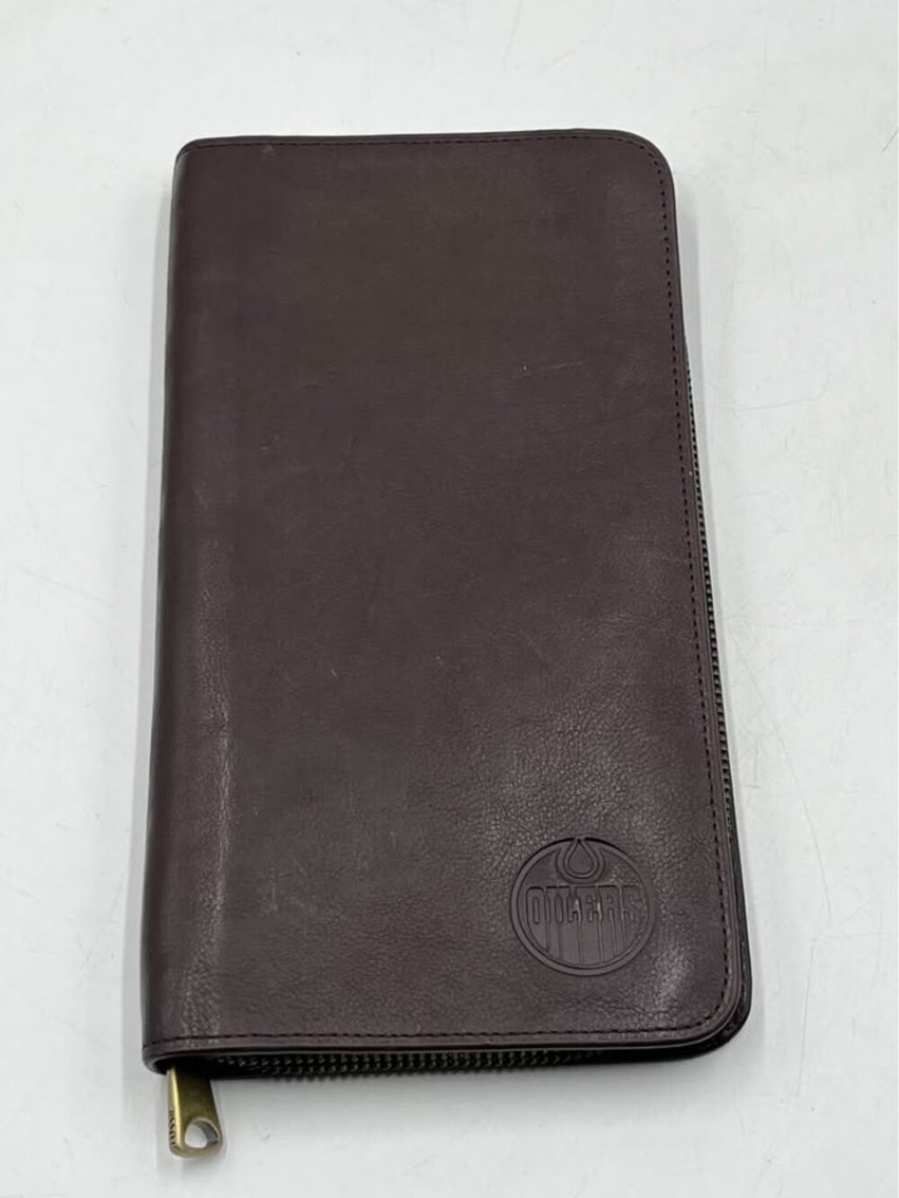 Fossil Edmonton Oilers Leather Passport Wallet